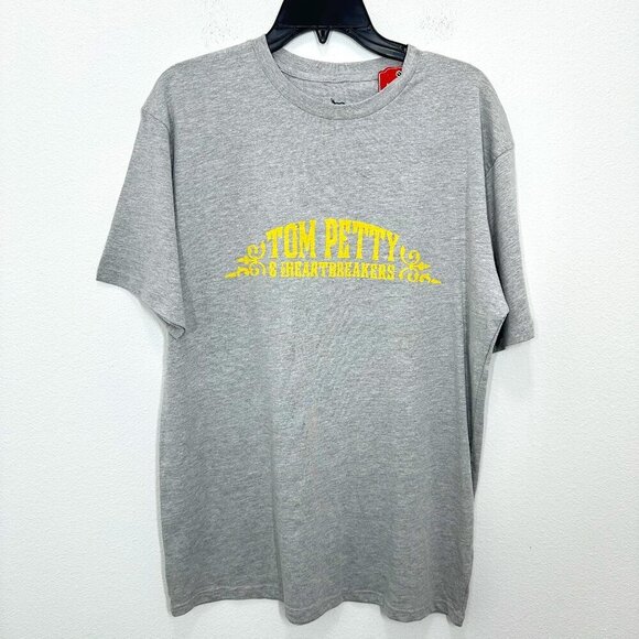 Tom Petty & The Heartbreakers Grey Graphic Tee American Needle Classic Band Tee - Picture 1 of 7